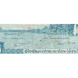 Laos - Pick 3a - 10 kip - Série 2 A - 1957 - Etat : TB