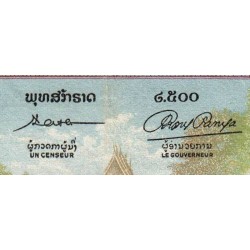 Laos - Pick 7a - 500 kip - Série ຂ.1 - 1957 - Commémoratif - Etat : TTB
