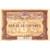 Le Tréport - Pirot 71-5 variété - 50 centimes - Lettre C - Sans série - 2e émission - 1915 - Petit numéro - Etat : SPL+