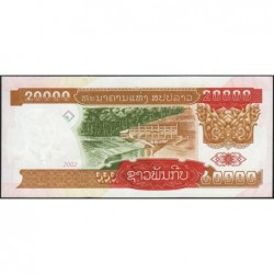 Laos - Pick 36a - 20'000 kip - Série BC - 2002 - Etat : NEUF