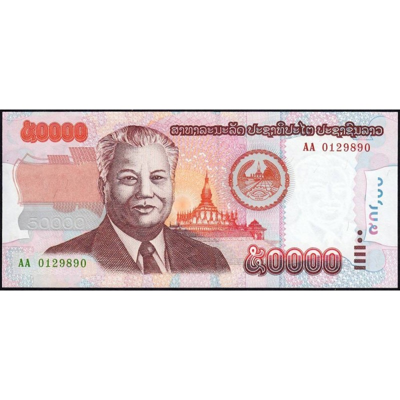 Laos - Pick 38a - 50'000 kip - Série AA - 2004 - Etat : SPL+