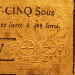 Siège de Lyon - Laf 255 - 25 sous - Septembre 1793 - Etat : TTB+