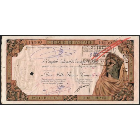 Gabon - Port-Gentil - Afrique Equatoriale - 10'000 francs - 15/04/1959 - Etat : SUP