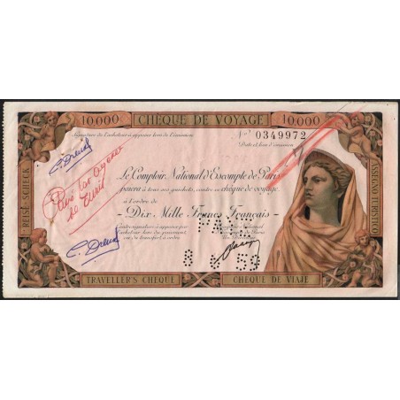 Tunisie - Tunis - 10'000 francs - 03/06/1959 - Etat : TTB+