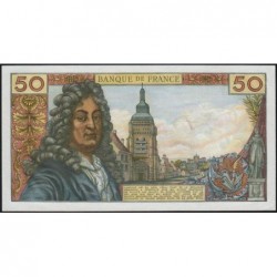 F 64-27 - 05/09/1974 - 50 francs - Racine - Série X.252 - Etat : SPL+