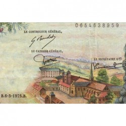 F 64-29 - 06/03/1975 - 50 francs - Racine - Série X.262 - Etat : TTB+