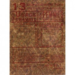 Coupon achat chaussures - Réf : 13 - Type 8a - 1947 - Etat : NEUF