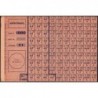 1963 - Feuille supplémentaire de tickets - Série 1000 - Catégorie T1 - Etat : NEUF