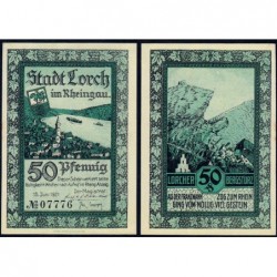 Allemagne - Notgeld - Lorch - 50 pfennig - Type 2 - 15/06/1921 - Etat : NEUF