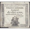 Assignat 23a - 10 sous - 4 janvier 1792 - Série 1467 - Etat : TTB