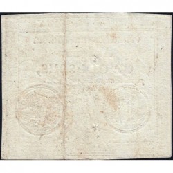 Assignat 34a - 10 sous - 24 octobre 1792 - Série 1850 - Etat : TB
