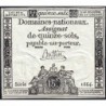 Assignat 24a - 15 sols - 4 janvier 1792 - Série 1664 - Etat : SUP