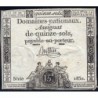 Assignat 35a - 15 sols - 24 octobre 1792 - Série 1830 - Etat : TB+