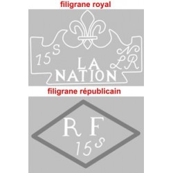 Assignat 41a - 15 sols - 23 mai 1793 - Série 49 - Filigrane royal - Etat : B-