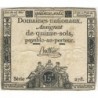 Assignat 41b-v1 - 15 sols - 23 mai 1793 - Série 278 - Variété au niveau des blocs de texte - Etat : TB