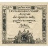 Assignat 41b-v1 - 15 sols - 23 mai 1793 - Série 458 - Variété au niveau des blocs de texte - Etat : SPL