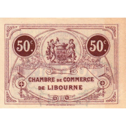 Libourne - Pirot 72-1 - 50 centimes - Sans série - 13/04/1915 - Etat : SUP