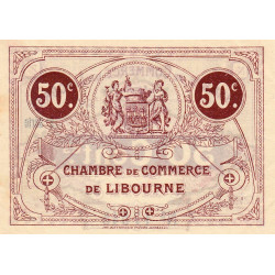 Libourne - Pirot 72-12 - 50 centimes - 2e série - 13/04/1915 - Etat : SUP