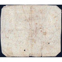 Assignat 42a_v1 - 50 sols - 23 mai 1793 - Série 6 - Filigrane royal - Variété - Etat : B+