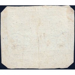 Assignat 42a_v1 - 50 sols - 23 mai 1793 - Série 26 - Filigrane royal - Variété - Etat : TB