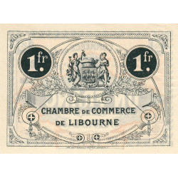 Libourne - Pirot 72-13 - 1 franc - 2e série - 13/04/1915 - Etat : SUP
