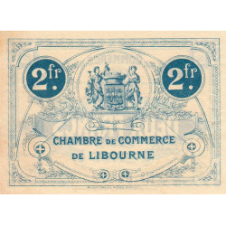 Libourne - Pirot 72-14 - 2 francs - 2e série - 13/04/1915 - Etat : SUP+