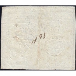 Assignat 40b - 10 sous - 23 mai 1793 - Série 403 - Filigrane républicain - Etat : TTB