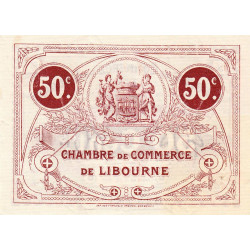Libourne - Pirot 72-18 - 50 centimes - Quatrième série - 12/05/1917 - Etat : SUP+