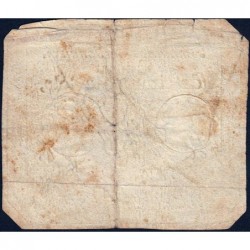 Assignat 42b - 50 sols - 23 mai 1793 - Série 1809 - Filigrane républicain - Etat : B