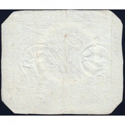 Assignat 42b_v1 - 50 sols - 23 mai 1793 - Série 1650 - Filigrane républicain - Variété - Etat : TTB