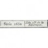 Assignat 42b_v1 - 50 sols - 23 mai 1793 - Série 1650 - Filigrane républicain - Variété - Etat : TTB