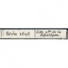Assignat 42b_v1 - 50 sols - 23 mai 1793 - Série 1698 - Filigrane républicain - Variété - Etat : TTB+