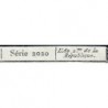 Assignat 42b_v1 - 50 sols - 23 mai 1793 - Série 2020 - Filigrane républicain - Variété - Etat : TTB