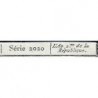 Assignat 42b-v1 (variété) - 50 sols - 23 mai 1793 - Série 2020 - Filigrane républicain - Etat : TTB