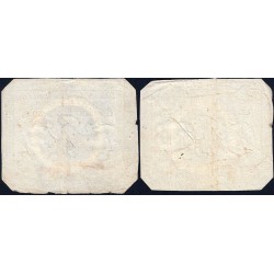 Assignat 42b-v1 (variété) + 42b - 50 sols - 23 mai 1793 - Série 567 - Etat : TB / TB-