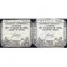 Assignat 42b-v1 (variété) + 42b - 50 sols - 23 mai 1793 - Série 1174 - Etat : TB+ / TTB