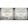 Assignat 42b-v1 (variété) + 42b - 50 sols - 23 mai 1793 - Série 2131 - Etat : TTB / TB+