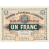 Libourne - Pirot 72-30 - 1 franc - Sixième série - 12/03/1920 - Etat : SUP+