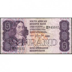 Afrique du Sud - Pick 119c - 5 rand - 1981 - Etat : TB-