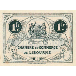 Libourne - Pirot 72-33 - 1 franc - Septième série - 23/09/1920 - Etat : SUP+