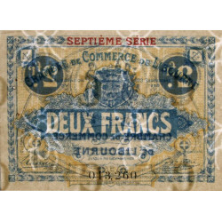 Libourne - Pirot 72-34 - 2 francs - Septième série - 23/09/1920 - Etat : SUP+