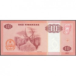 Angola - Pick 145a - 10 kwanzas - Série EF - 10/1999 - Etat : NEUF