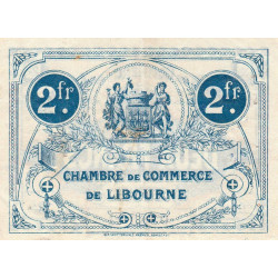 Libourne - Pirot 72-37 - 2 francs - Huitième série - 16/06/1921 - Etat : TTB