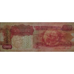 Angola - Pick 134 - 500'000 kwanzas - Série JK - 04/02/1991 - Etat : TB+