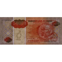 Angola - Pick 138 - 50'000 kwanzas reajustados - Série PT - 01/05/1995 - Etat : NEUF