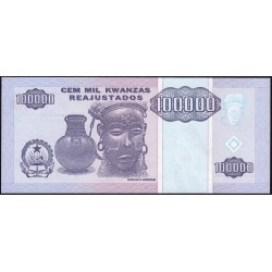 Angola - Pick 139 - 100'000 kwanzas reajustados - Série RN - 01/05/1995 - Etat : NEUF