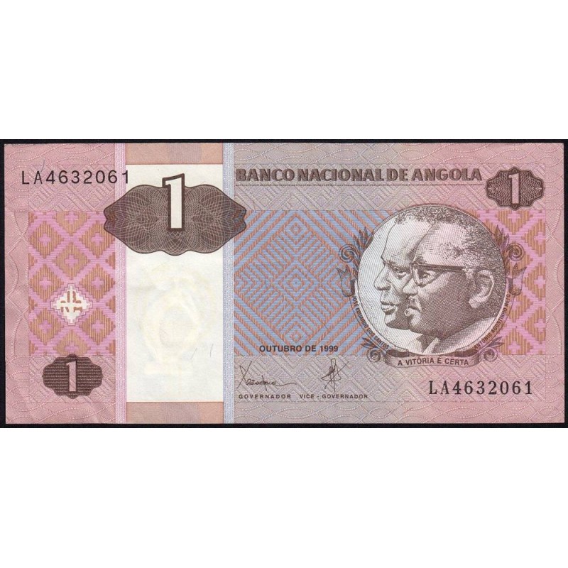 Angola - Pick 143 - 1 kwanza - Série LA - 10/1999 - Etat : TTB