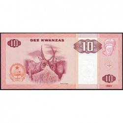 Angola - Pick 145a - 10 kwanzas - Série EC - 10/1999 - Etat : SUP+