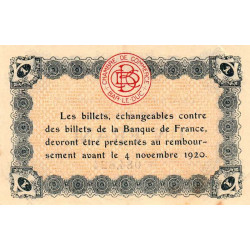 Bar-le-Duc - Pirot 19-3 - 1 franc - Sans date (1915) - Etat : SUP