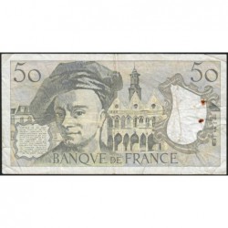 F 67-12 - 1986 - 50 francs - Quentin de la Tour - Série D.45 - Etat : TB